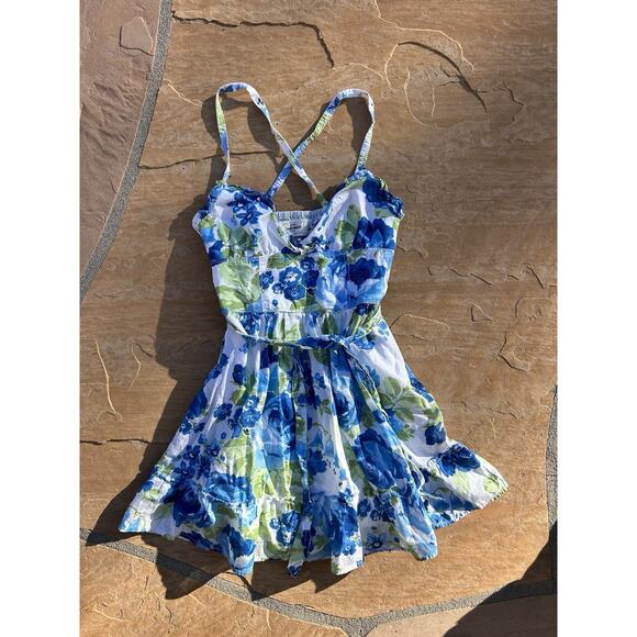 Abercrombie Kids Girls L Midi Dress Floral - Picture 1 of 3